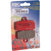 Plaquettes de frein EBC BRAKES FA612TT métal fritté - carbone - GAS GAS - HUSQVARNA - KTM - SHERCO 2