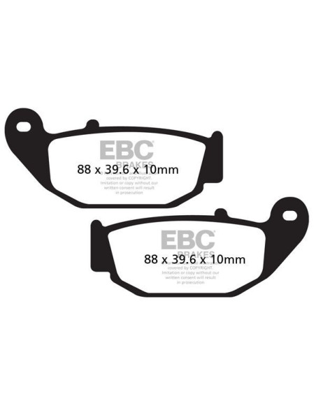 Plaquettes de frein EBC BRAKES FA629 organique - BENELLI - HONDA - SUZUKI