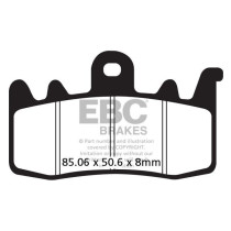 Plaquettes de frein EBC BRAKES FA630 organique - APRILIA - BMW - DUCATI - GAS GAS - KAWASAKI - KTM - KYMCO - TRIUMPH