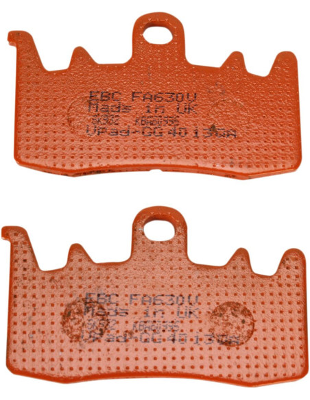 Plaquettes de frein EBC BRAKES FA630V semi métal fritté - APRILIA - CAN AM (BRP) - INDIAN - KYMCO - TRIUMPH