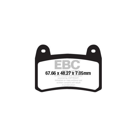 Plaquettes de frein EBC BRAKES FA658HH métal fritté - BENELLI