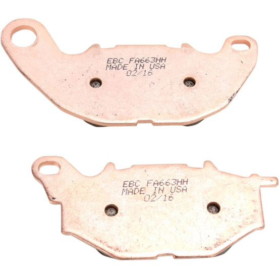 Plaquettes de frein EBC BRAKES FA663HH métal fritté - YAMAHA