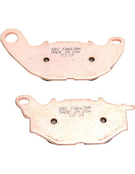 Plaquettes de frein EBC BRAKES FA663HH métal fritté - YAMAHA