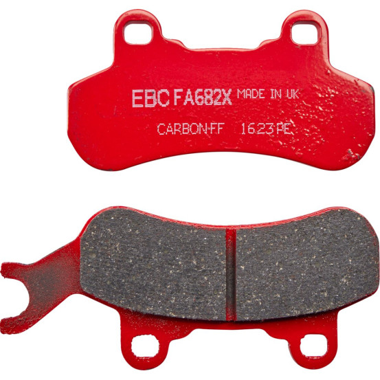 Plaquettes de frein EBC BRAKES FA682TT métal fritté - carbone - CAN AM (BRP)