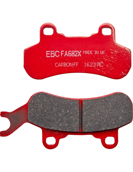 Plaquettes de frein EBC BRAKES FA682TT métal fritté - carbone - CAN AM (BRP)
