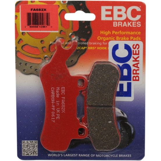 Plaquettes de frein EBC BRAKES FA682TT métal fritté - carbone - CAN AM (BRP)