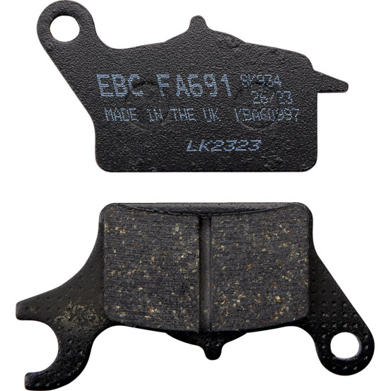 Plaquettes de frein EBC BRAKES FA691 organique - KAWASAKI