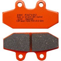 Plaquettes de frein EBC BRAKES FA710V semi métal fritté - HARLEY DAVIDSON