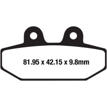 Plaquettes de frein EBC BRAKES FA710HH métal fritté - HARLEY DAVIDSON 2