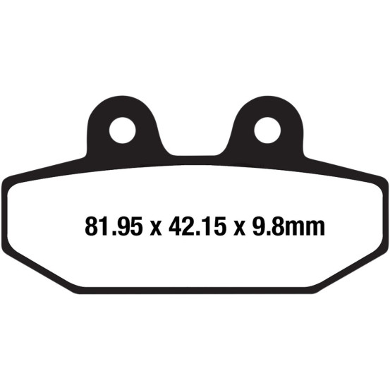 Plaquettes de frein EBC BRAKES FA710HH métal fritté - HARLEY DAVIDSON