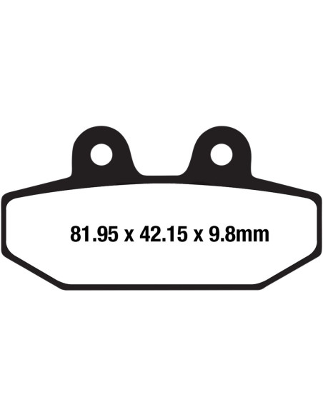 Plaquettes de frein EBC BRAKES FA710HH métal fritté - HARLEY DAVIDSON