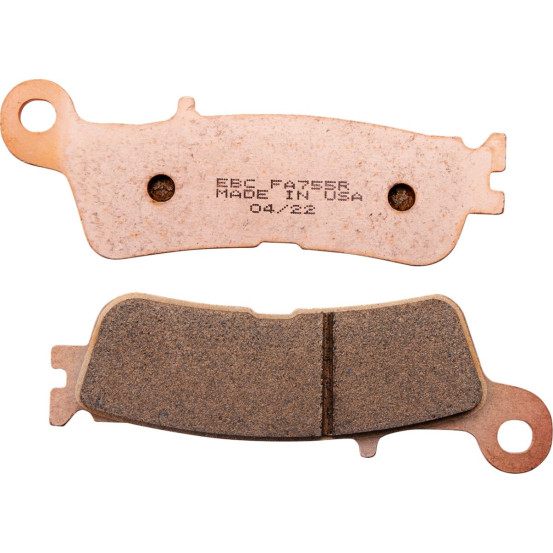 Plaquettes de frein EBC BRAKES FA755R métal fritté - FANTIC - YAMAHA