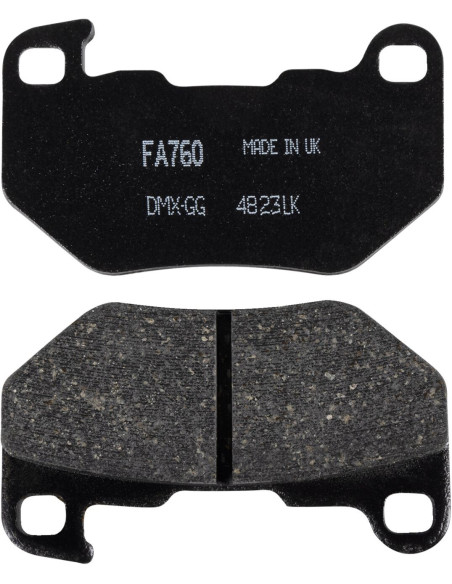 Plaquettes de frein EBC BRAKES FA760 organique - HARLEY DAVIDSON