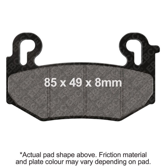 Plaquettes de frein EBC BRAKES FA779HH métal fritté - BMW