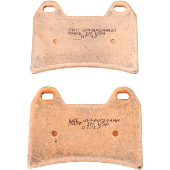 Plaquettes de frein EBC BRAKES GPFAX244HH métal fritté - carbone - APRILIA - BMW - DUCATI - HUSQVARNA - KTM - SUZUKI - YAMAHA