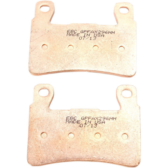Plaquettes de frein EBC BRAKES GPFAX296HH métal fritté - carbone - HONDA - KAWASAKI
