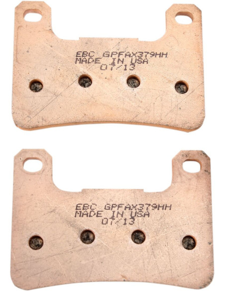Plaquettes de frein EBC BRAKES GPFAX379HH métal fritté - carbone - KAWASAKI - SUZUKI