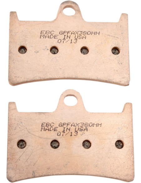 Plaquettes de frein EBC BRAKES GPFAX380HH métal fritté - carbone - YAMAHA