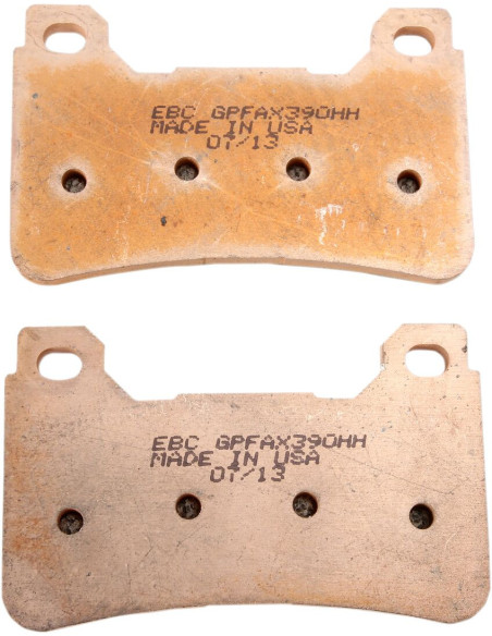 Plaquettes de frein EBC BRAKES GPFAX390HH métal fritté - carbone - HONDA