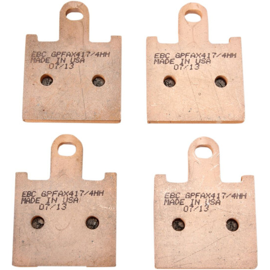 Plaquettes de frein EBC BRAKES GPFAX417/4HH métal fritté - carbone - KAWASAKI