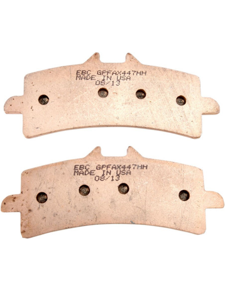 Plaquettes de frein EBC BRAKES GPFAX447HH métal fritté - carbone - BMW - DUCATI - HONDA - HVA - KAWA - KTM - SUZ - TRIUMPH