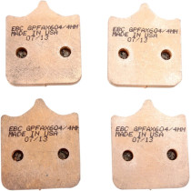 Plaquettes de frein EBC BRAKES GPFAX604/4HH métal fritté - carbone - BMW - TRIUMPH 2