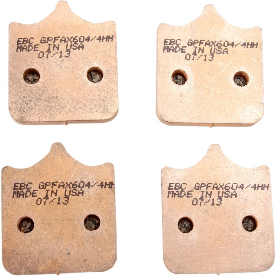 Plaquettes de frein EBC BRAKES GPFAX604/4HH métal fritté - carbone - BMW - TRIUMPH