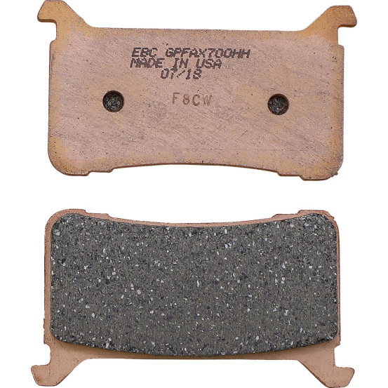 Plaquettes de frein EBC BRAKES GPFAX700HH métal fritté - carbone - HONDA