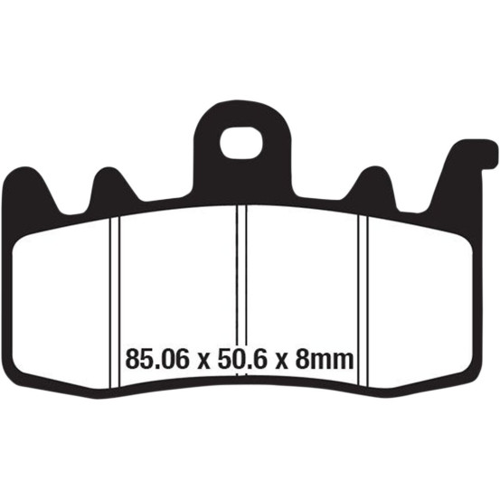 Plaquettes de frein EBC BRAKES GPFAX630HH métal fritté - carbone - APRILIA - BMW - DUCATI - GAS GAS - KAWASAKI - KTM - TRIUMPH