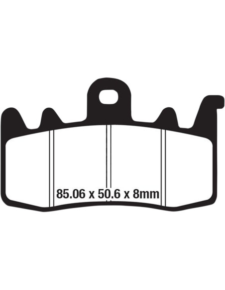 Plaquettes de frein EBC BRAKES GPFAX630HH métal fritté - carbone - APRILIA - BMW - DUCATI - GAS GAS - KAWASAKI - KTM - TRIUMPH