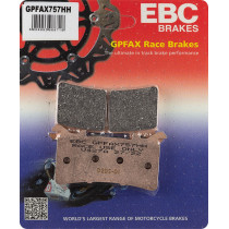 Plaquettes de frein EBC BRAKES GPFAX757HH métal fritté - carbone - BMW - HONDA