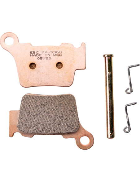Plaquettes de frein EBC BRAKES MXS368 métal fritté - BMW - GAS GAS - HUSABERG - HUSQVARNA - KTM - SHERCO - SWM