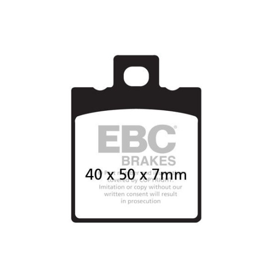 Plaquettes de frein EBC BRAKES SFA047HH métal fritté - BETA - HYOSUNG - KEEWAY - MALAGUTI