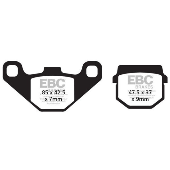 Plaquettes de frein EBC BRAKES SFA083HH métal fritté - APRILIA - CPI - HYOSUNG - KEEWAY - MALAGUTI - PEUGEOT - RIEJU - SUZUKI