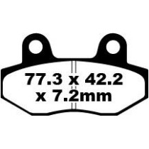 Plaquettes de frein EBC BRAKES SFA086 organique - KYMCO - MASH - PEUGEOT