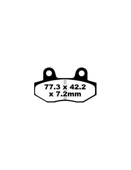 Plaquettes de frein EBC BRAKES SFA086 organique - KYMCO - MASH - PEUGEOT