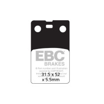 Plaquettes de frein EBC BRAKES SFA099 organique - MALAGUTI