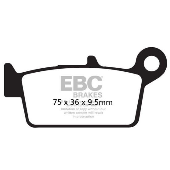 Plaquettes de frein EBC BRAKES SFA131/3 organique - HONDA - PEUGEOT