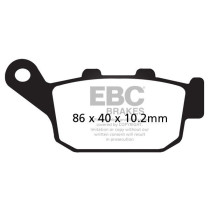 Plaquettes de frein EBC BRAKES SFA140 organique - HONDA - PEUGEOT
