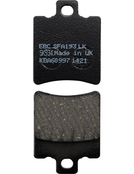 Plaquettes de frein EBC BRAKES SFA193 organique - APRILIA - BETA - HONDA - KYMCO - MBK -PIAGGIO - SUZUKI - SYM - YAMAHA
