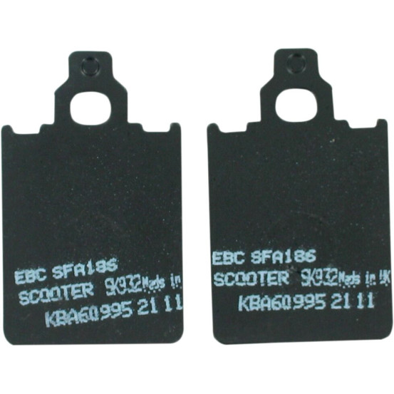 Plaquettes de frein EBC BRAKES SFA186 organique - CAGIVA - PIAGGIO - SUPER SOCO