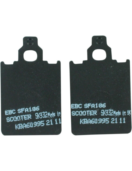 Plaquettes de frein EBC BRAKES SFA186 organique - CAGIVA - PIAGGIO - SUPER SOCO