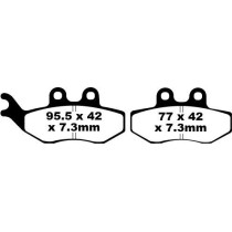 Plaquettes de frein EBC BRAKES SFA194 organique - BMW - CPI - DERBI - GILERA - MALAGUTI - PEUGEOT - PIAGGIO - SYM - VESPA