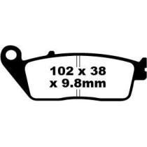 Plaquettes de frein EBC BRAKES SFA196 organique - BMW - HONDA - YAMAHA