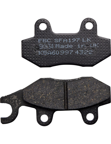 Plaquettes de frein EBC BRAKES SFA197 organique - BENELLI - DAELIM - KEEWAY - KYMCO - SUZUKI - SYM