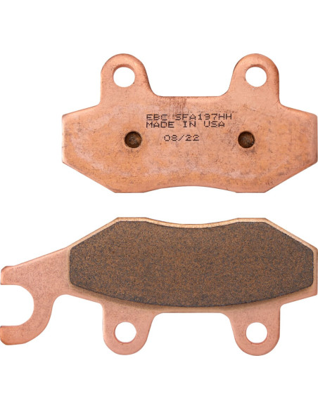 Plaquettes de frein EBC BRAKES SFA197HH métal fritté - BENELLI - DAELIM - KEEWAY - KYMCO - SUZUKI