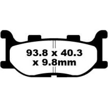 Plaquettes de frein EBC BRAKES SFA199HH métal fritté - ITALJET - YAMAHA