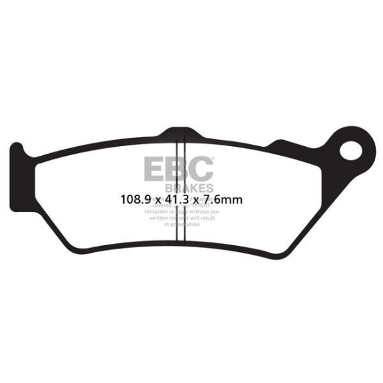 Plaquettes de frein EBC BRAKES SFA209/2 organique - BMW