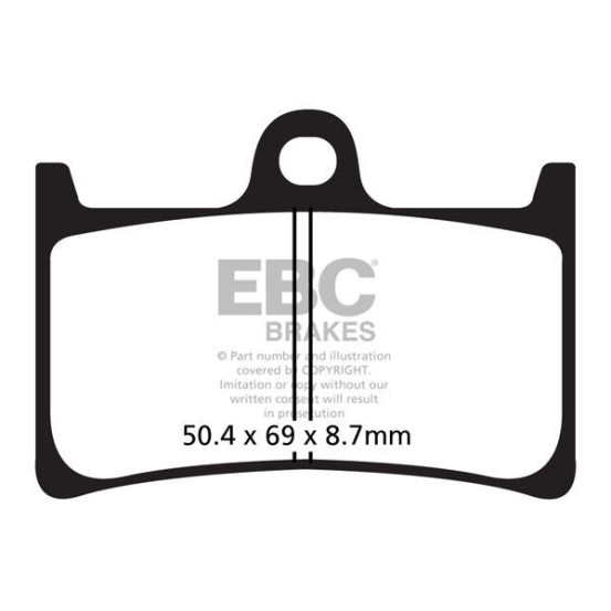 Plaquettes de frein EBC BRAKES SFA252 organique - YAMAHA