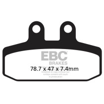 Plaquettes de frein EBC BRAKES SFA256HH métal fritté - APRILIA - DERBI